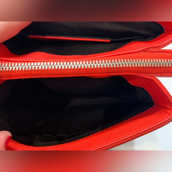 Balenciaga Grained Calfskin Mini Le Dix Red Satchel - Picture 12 of 16